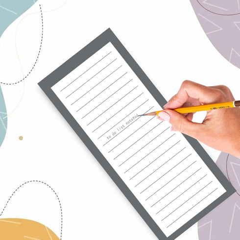 4 Pack Magnetic Notepads for Refrigerator, 50 Pages/Book Grocery List Magnet Pad for Fridge, Design Magnetic Grocery List Pad for Fridge, Grocery ...