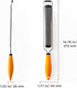 Deiss PRO Citrus Lemon Zester & Cheese Grater — Parmesan Cheese, Lemon, Ginger, Garlic, Nutmeg, Chocolate, Vegetables, Fruits - Razor-Sharp Stainl...