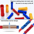 smseace 210 PCS Wire Butt connectors 22-10AWG Butt Splice Connectors Insulated Electrical Butt connectors Straight Wire Terminal Connectors...