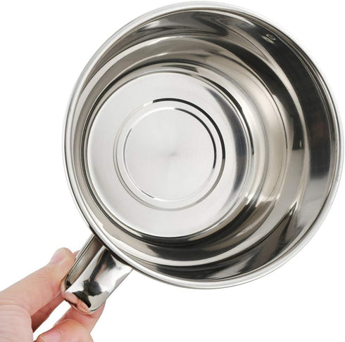 18/8 Stainless Steel Leak Proof Food Storage Container with Handle and Lid, Snack Bowl, Stainless Steel Bento Lunch Box, Soup Bowl, Noodle Pot, Ra...