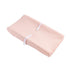 2 Pack Solid Changing Table Pad Cover Cradle Sheet, Fits 32"/34''x16" Contoured Diaper Changing Pad, Dots Plush Changing Table Covers (Pink + Purp...