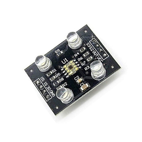 DEVMO TCS230 TCS3200 RGB Light Color Recognition Sensor Detector Module with 4 LED Compatible with MCU Ar-duino...