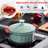Silicone Assist Hot Pan Handle Holder Hot Skillet Handle Covers Pot Holder Sleeve Cast Iron Skillets Nonslip Heat Resistant for Enameled Griddles ...