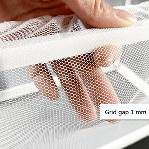 2 Pcs Aquarium Hatchery Net Fish Isolation Box,Nylon Mesh Fish Fry Hatchery Breeder Box Separation Net with Isolation Board...