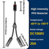1000V DC Solar Y Branch Connectors PV Y Connector Solar y Branch Connector FMM+MFF for Parallel Connection Between Solar Panels(2Pairs)...