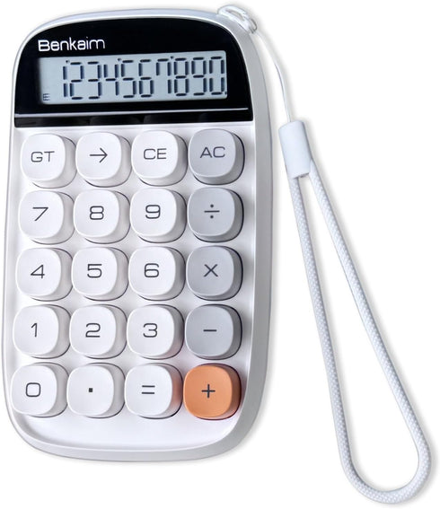 Calculators, Benkaim Desktop Calculator, Basic Standard Calculator, 10 Digit Large LCD Display Big Button Calculator, Cute Desk Accessories for Sc...