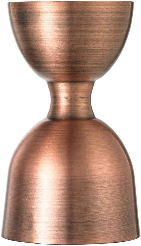 Barfly M37006ACP Heavy-Duty Straight Rim Bell Jigger, 1 oz x 2 oz, Antique Copper...