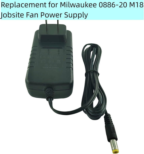 23-81-0701 Class 2 Power Adapter Replacement for Milwaukee M18 Jobsite Fan Power Supply...