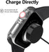 12 Pcs Jomitvp Hard PC Case Compatible for Apple Watch Series SE (2022) 6/5/4/SE 40mm with Tempered Glass Screen Protector, All Around Protector B...