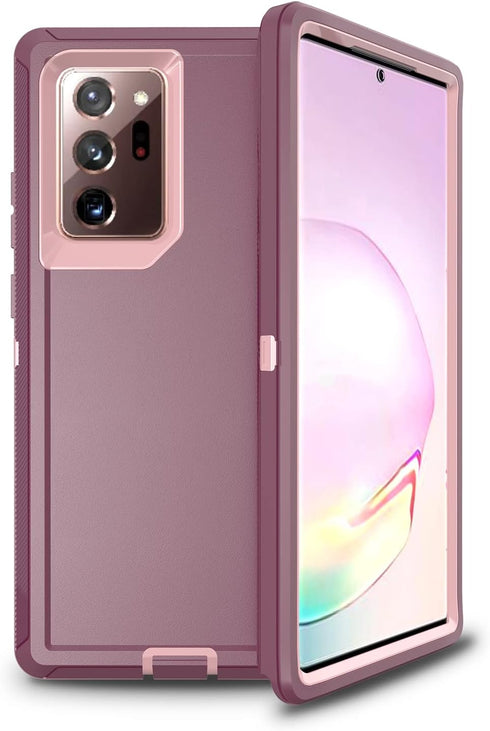 Anloes Case for Samsung Galaxy Note 20 Ultra 5G, Phone Case Heavy Duty Shockproof Dustproof Rugged Defender Protective, 3 in 1 Bumper Cover Purple...