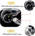 Universal Disposable Steering Wheel Cover with 100 Disposable Steering Wheel Covers and 100 Disposable Gearbox Covers with Elastic Decorative Stri...