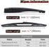 Rear Windshield Wiper Arm Blade Set, Replacement for Lincoln MKX, Ford Edge 2007-2014, OTUAYAUTO Factory Replace OE # 9T4Z17526-A...