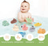 Bath Toys for Kids Ages 1-3 , 9 Pack No Hole Animal and Float Boats Baby Bath Toys for Babies 6-12 Months, Baby Pool Bathtub Toys Presents for Pre...