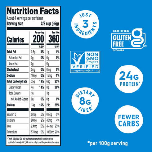 Veggiecraft Farms Penne Pasta - Low Carb Pasta, Protein Pasta, Lentil Noodles with Peas & Zucchini, Plant Based, Keto-Friendly, Gluten Free, Vegan...