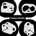 5PCS Plastic Tubing Clamps Adjustable Tube Clamp, 3/16"-5/16" Tube OD Shut Off Hose Clamp Water Flow Control Tube Clip Pipe for Control Wine Beer ...