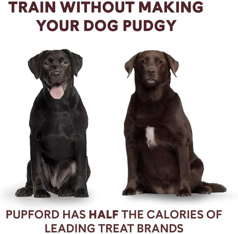 Pupford Freeze Dried Training Treats for Dogs & Puppies, 240+ Four Ingredient Bites (Duck & Veggies, 5 oz)...