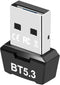 USB Bluetooth 5.3 Adapter for PC, Supports Windows 11/10/8.1/7,5.3+EDR Bluetooth Wireless Transmitter Receiver for Desktop, Laptop, Mouse, Keyboar...