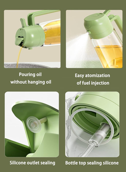 Oil Sprayer for Cooking,470ml Olive Oil Spritzer,Oil Sprayer for Air Fryer, Salad,BBQ,Roasting...