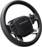 SEG Direct Car Steering Wheel Cover for F-150 Tundra Range Rover 15 1/2" - 16", Black Microfiber Leather...