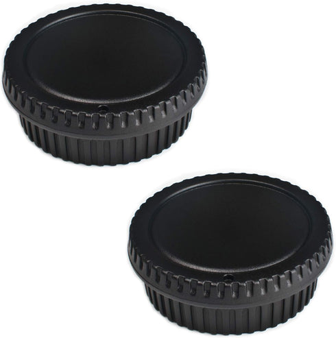 Front Body Cap & Rear Lens Cap Replacement for Canon EOS 60D 70D 77D 80D 7D 5D Mark II III IV 750D 760D Rebel T7 T6 T6i T7i T6S T4i T5i T5 Camera ...