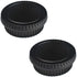 Front Body Cap & Rear Lens Cap Replacement for Canon EOS 60D 70D 77D 80D 7D 5D Mark II III IV 750D 760D Rebel T7 T6 T6i T7i T6S T4i T5i T5 Camera ...