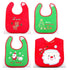 Christmas Baby Bibs 4pcs, First Xmas Baby Gift, for Babies Newborns and Toddler...