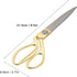 8.5 '' Gold Stainless Steel Sharp Tailor Scissors Professional Household Scissors Craft Scissors Fabric Scissors Heavy Duty Cutting Sewing, Crafts...