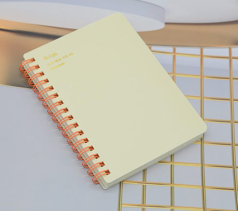 Yansanido Spiral Notebook, 8 Pcs 4 Color A6 Size Thick Plastic Hardcover 8mm Ruled Paper 80 Sheets (160 Pages) Journal for School and Office Suppl...