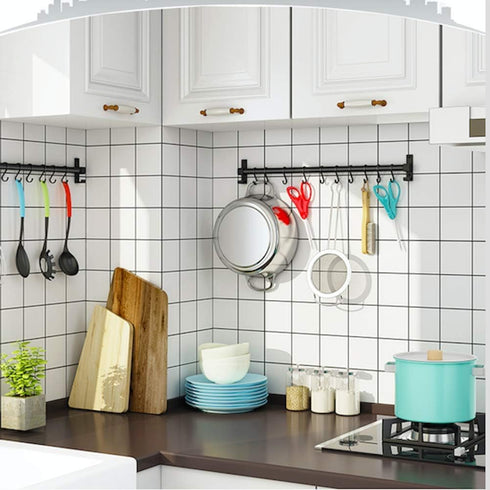 GAViA S Hooks, S Shaped Hooks, Matte Black S Hooks Heavy Duty for Hanging Pots and Pans, Plants, Coffee Cups, Coats, Bags, Towels in Kitchen, Bedr...
