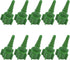 10pk Oxygen Tubing Swivel Nipple Christmas Tree Connectors...