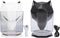 Wolf - Head Aesthetic Air Humidifier – Durable ABS, Dust Dispersion, Decorative Design for Home and Gamers(black)...