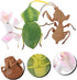 TOYANDONA Desktop Decor 3pcs Plastic Plastic Playes Desktop Toys Realistic Simulation Model Simulation Model Small Mantis Decoration Animal Decora...