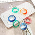 3Pcs Different Shapes Silicone Resin Ring Mold, SENHAI 8 Sizes Ring Jewelry Resin Casting Mold, for DIY Rings, Earrings, Necklace Pendants, Keyrin...