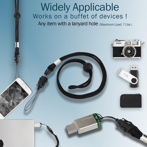 Digital Nc Camera & Cell Phone Neck Strap (Lanyard Style) Adjustable with Quick-Release (Applicable on many devices)...