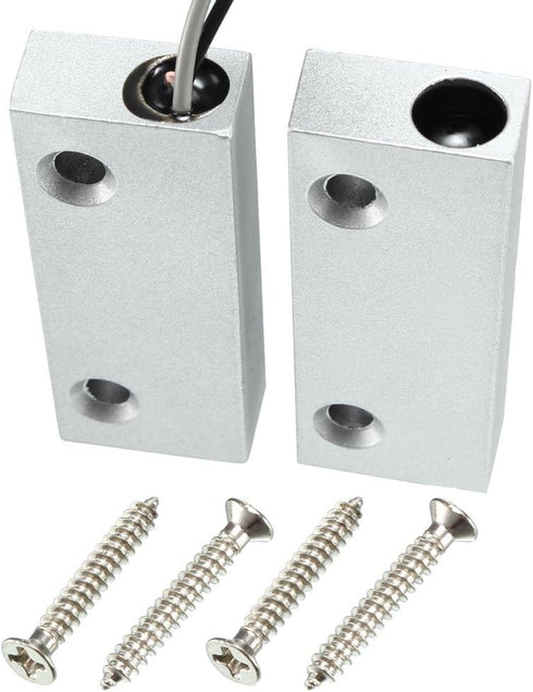 uxcell Rolling Door Contact Magnetic Reed Switch Alarm with 2 Wires for N.O. Applications MC-52...