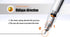 Zebra DelGuard Mechanical Pencil 0.5mm, 3 Color Body (Black/Blue/White), Sticky Notes Value Set...