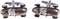 Vintage Retro Race Car Auto Racing Gunmetal Gray Cufflinks Pair in a Presentation Gift Box & Polishing Cloth...