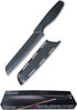 Cestari Advanced Ceramic Serrated Knife with Sheath and Luxury Magnetic Gift Box...