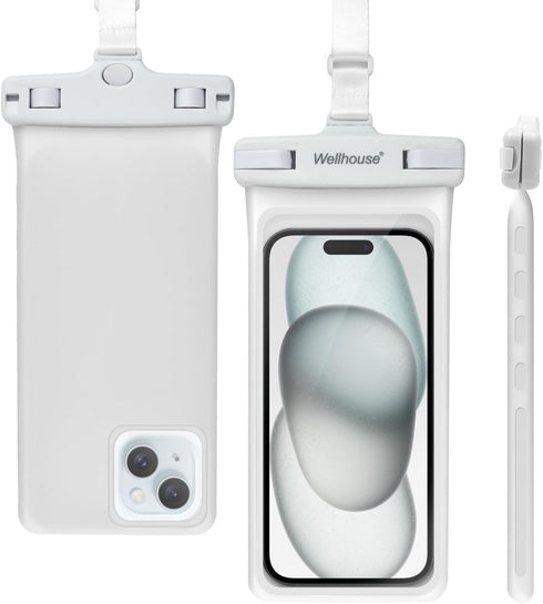 Waterproof Phone Pouch with Lanyard Cellphone Ip8x Diving 3D Seamless Dry Bag Case Outdoor Beach Underwater HD Tpu Waterproof Dustproof Touch Phon...