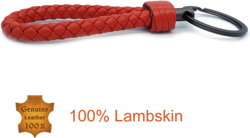 LABEN Key Ring Lambskin Key Chain...