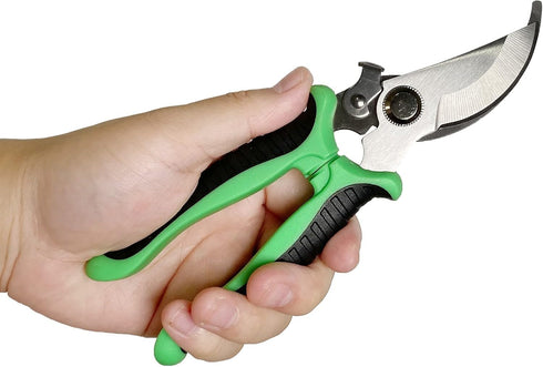 Garden Pruning Shears, Premium Multi-Function Antiskid Stainless Steel Floral Shears, Garden Clippers Hand Tools for Cutting and Trimming Bonsai, ...