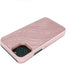 for iPhone 12 Pro Max Case, Built-in Mirror Shockproof Card Holder Cover Wallet Case for iPhone 12 Pro Max 6.7 Inch (Rose Gold)...