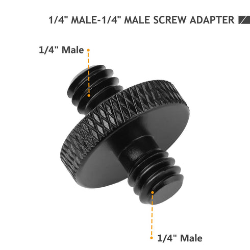 12 Pcs 1/4" 3/8" Camera Screws Adapter, Tripod Screw Adapter Converter Light Stand Adapter for DSLR Camera Tripod Mount, Shoulder Rig, Flash Light...