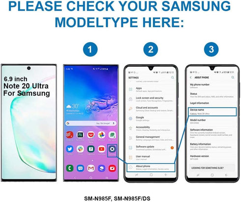 MMOBIEL Earpiece Speaker Compatible with Samsung Galaxy Note 20 Ultra/Note 20 Ultra 5G - Earspeaker/Ear Piece Replacement - Incl. Screwdrivers...