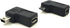 Duttek 90 Degree Micro USB to Mini USB Combo Adapter, Right Angle Mini USB Male to Micro USB Female Adapter Easy to Carry 1 Pack...