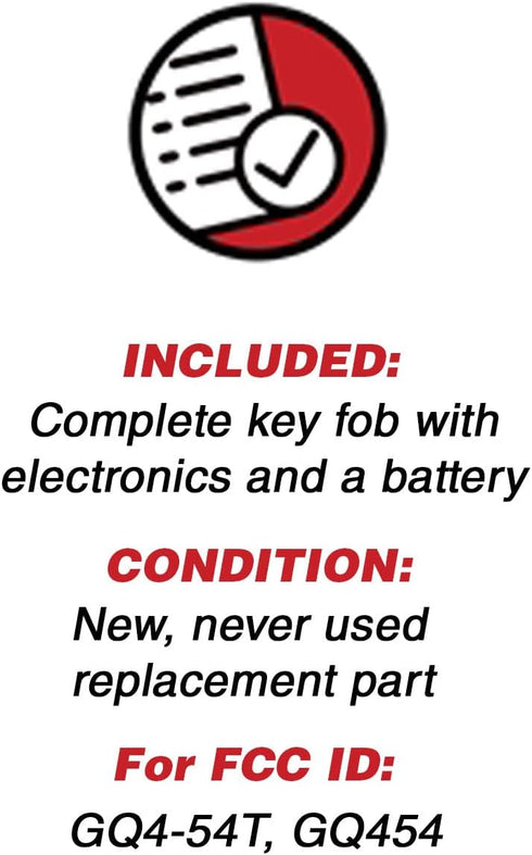KeylessOption Keyless Remote Start Smart Car Key Fob for Jeep Cherokee 2014-2019, GQ4-54T...