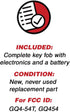 KeylessOption Keyless Remote Start Smart Car Key Fob for Jeep Cherokee 2014-2019, GQ4-54T...