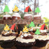 LaVenty Camping Cupcake Toppers Camping Birthday Party Decor Woodlands Party Decor Happy Camper Party Decor Lumberjack Party Decor...