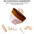 2 Pieces Foundation Brushes, 2 Pieces Set of Makeup Sponges Petal Shape Soft Touch Makeup Brushes Suitable for Cream or Mixed Liquid Cosmetics...