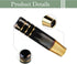 1 PC Car Gear Shift Head, 5.11" Alloy Anti-Slip Gear Shift Knob with M8/M10/M12 Adapter, Modified Decorative Accessories, for Most Automatic Manua...